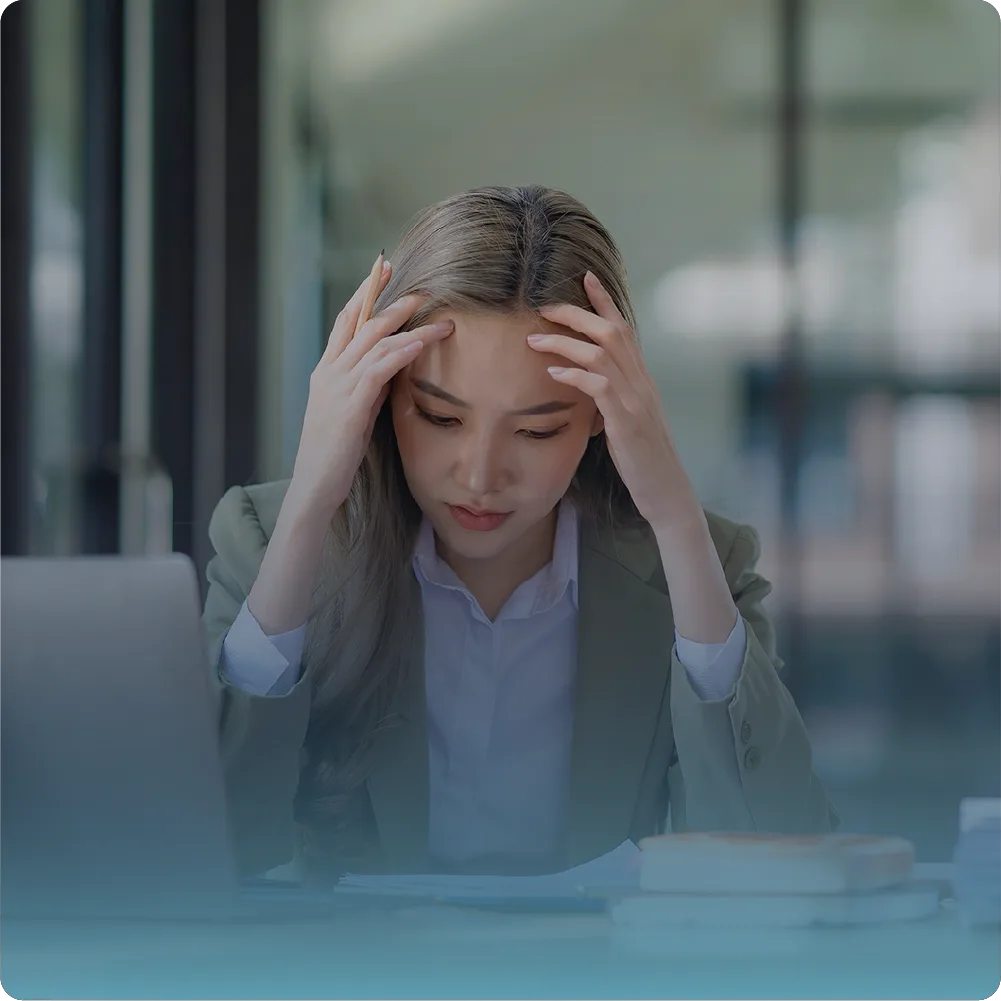 Candidata preocupada